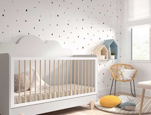 Cuna Elemental Nube (140×70) de Ros